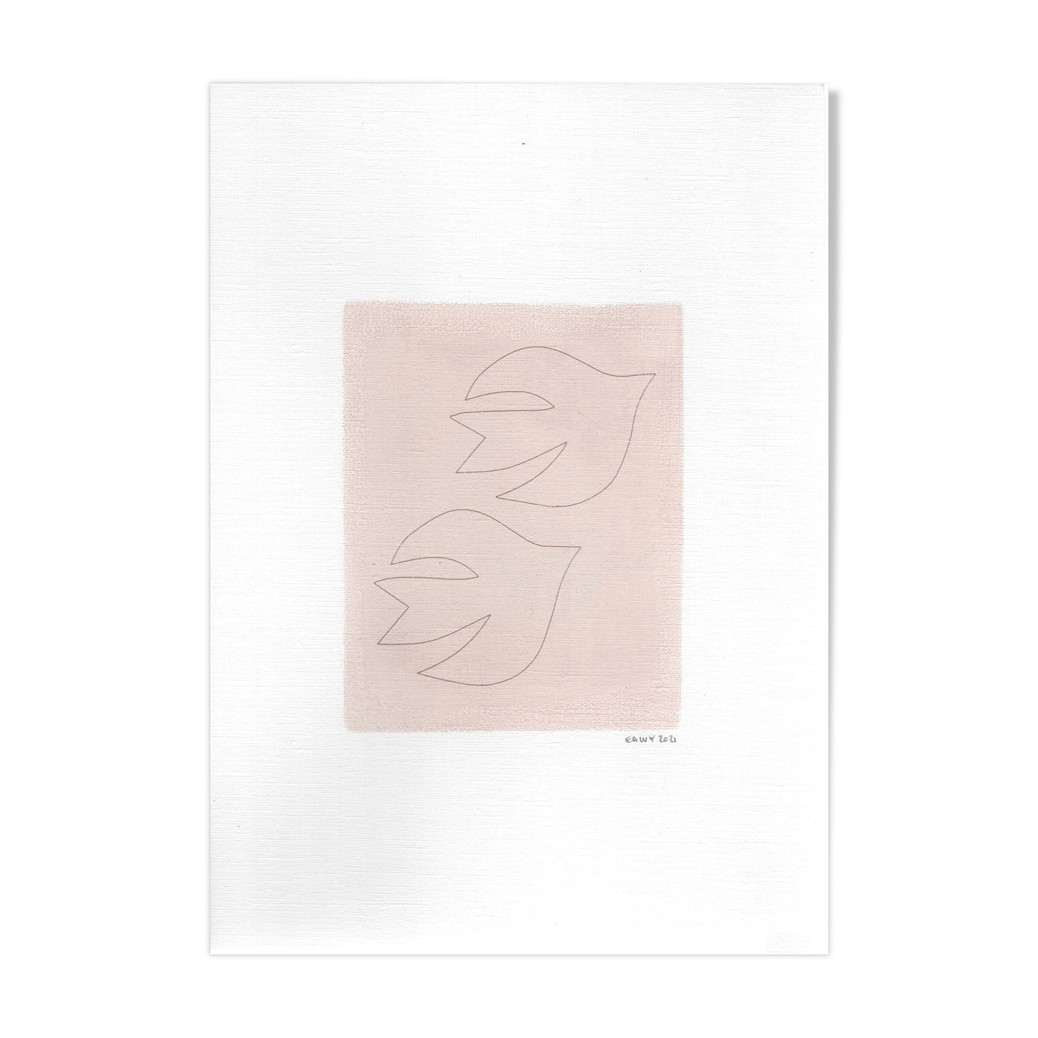 Illustration sur papier • M470 • signée Eawy