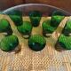 10 Water glasses DUBONNET piece louis gold vintage art deco design PN France