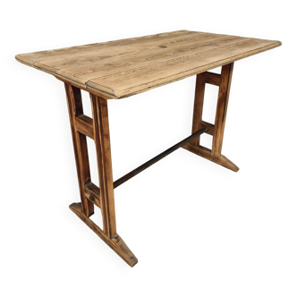 Table de bistrot ancienne table d'appoint table de jardin 60 x 100 cm