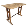 Table de bistrot ancienne table d'appoint table de jardin 60 x 100 cm