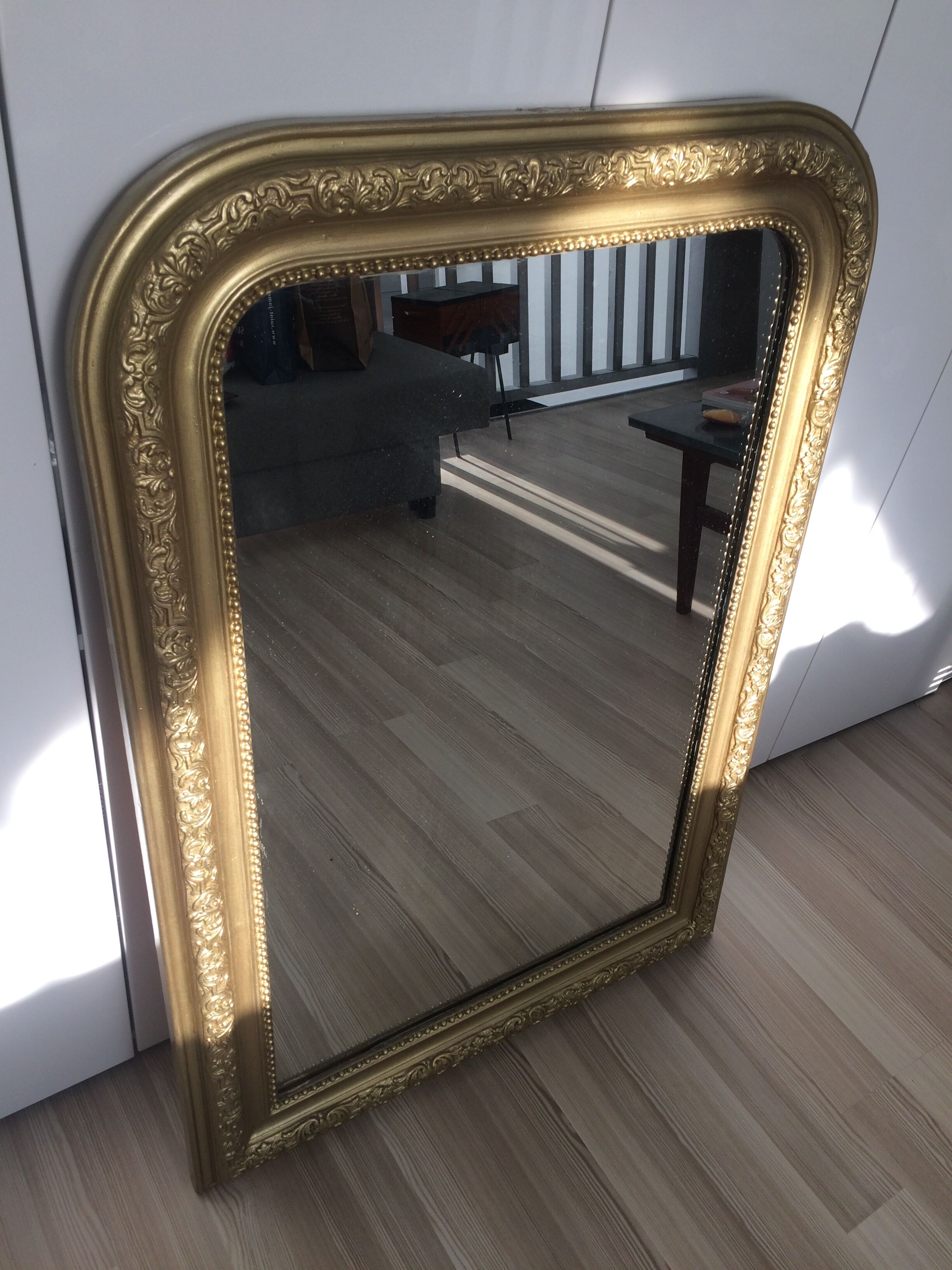 Mirror Louis Philippe old stucco 71x101cm