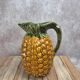 Vintage jug in majolica in the shape of a pineapple – decorative ceramic