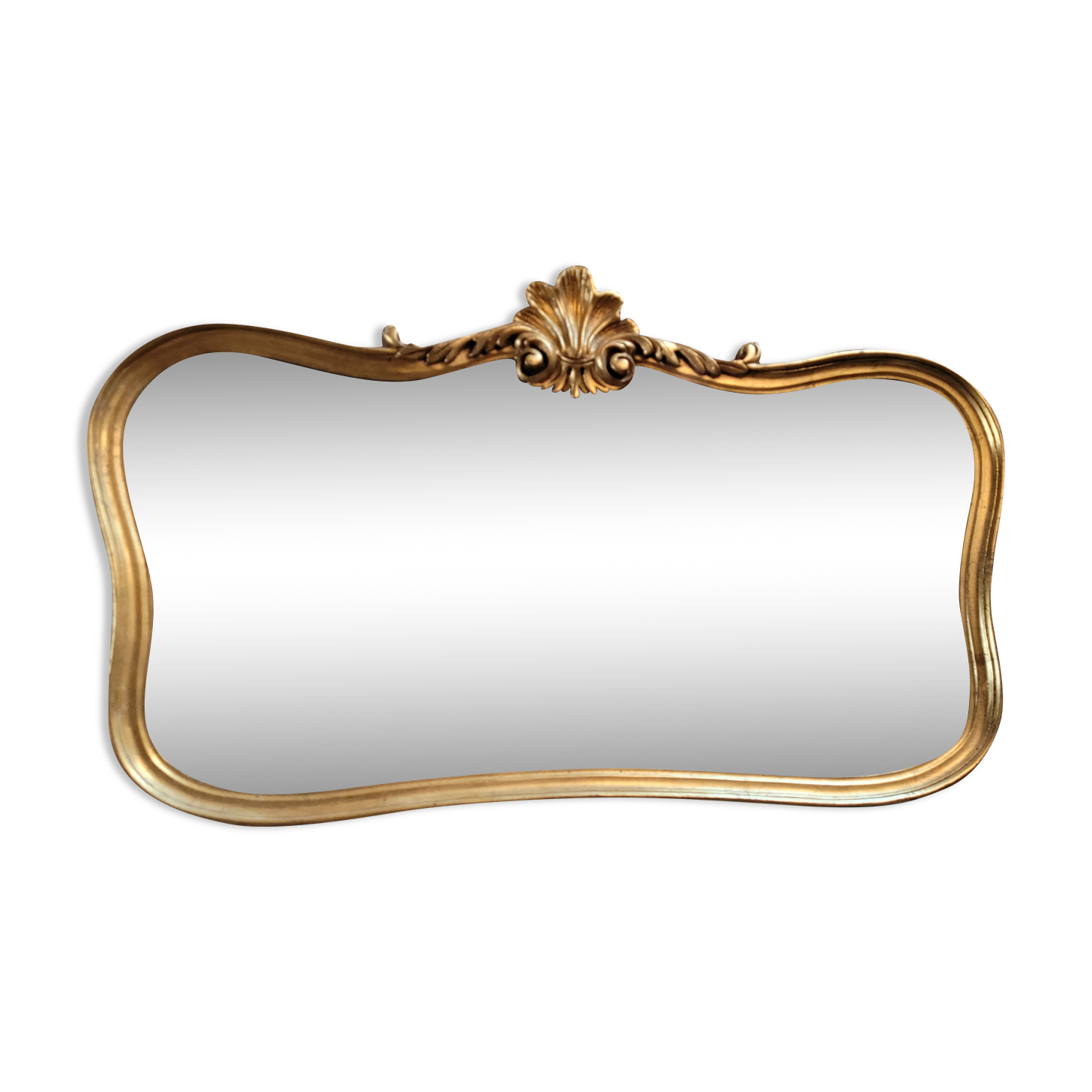 Miroir doré style Louis XV