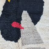 Authentic Moroccan wool rug handwoven, 250x150 cm