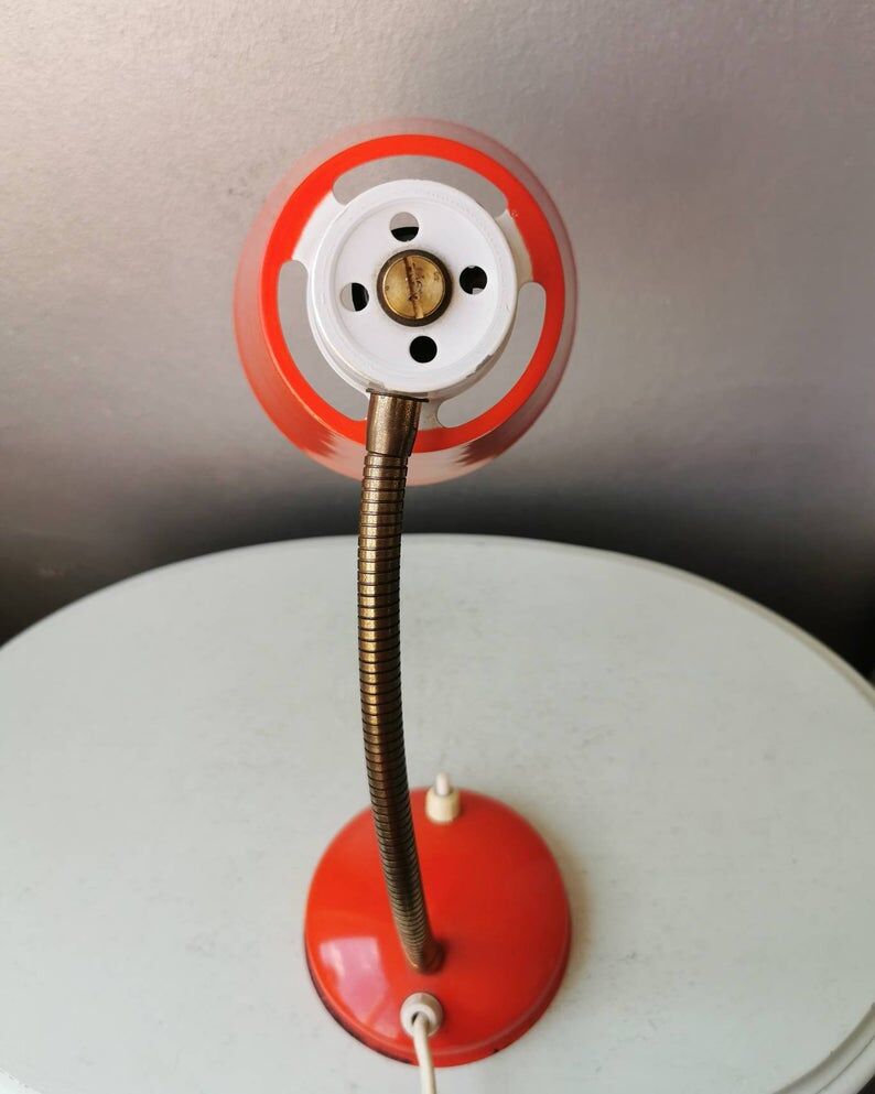 Hala Zeist 60s metal swan collar lamp