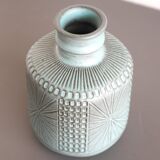 Mid-century Scandinavian modern art design pottery vase by Mari Simmulson for Upsala Ekeby, Sweden, 1970s