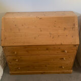 Secretary in solid pine