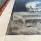 Framed Print "Le Parasol Bleu" by William Ablett – Original Art Deco Print