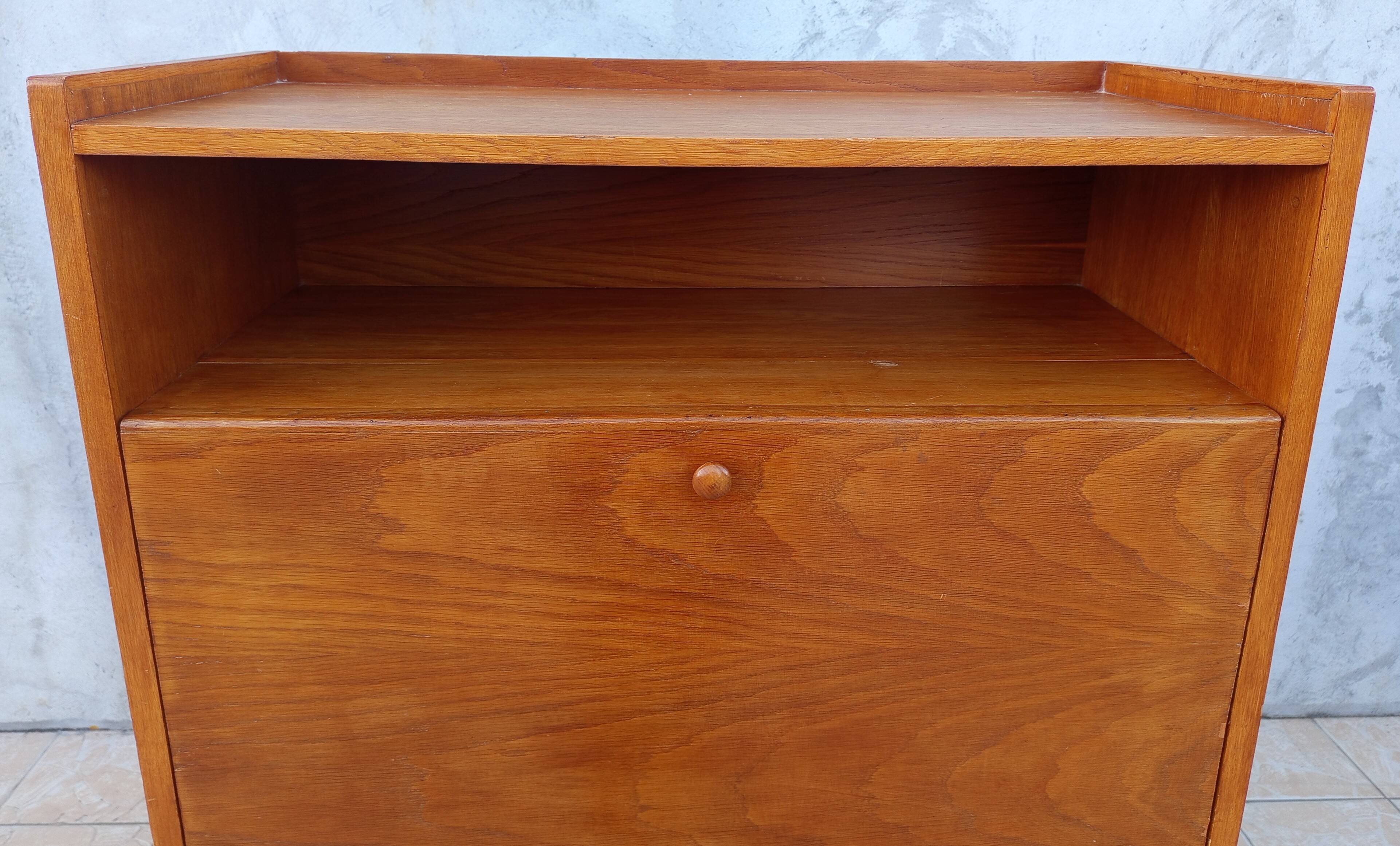Vintage beech secretary