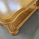 French solid oak coffee table 1970s