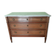 Commode de style louis XVI en bois fruitier massif.