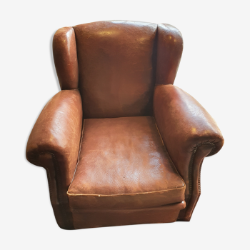 Fauteuil en cuir des années 50