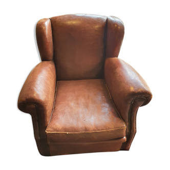Leather armchair from the 1950s