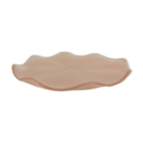 Pink glass dish 80