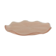 Plat rose en verre 80