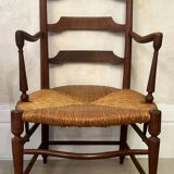 Provençal straw armchair from the 18th century