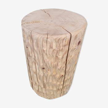 Tabouret artisanal ethnique