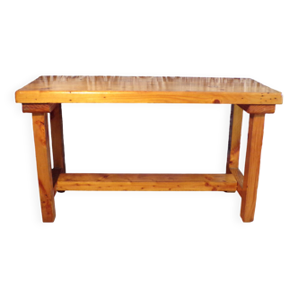 Banc de montagne en pin l=90cm