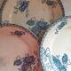 Trio iron earth dessert plates