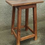 Old wooden high stool