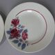 2 vintage Sarreguemines dinner plates, Eliane model