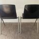 Pair of Pagholz-Germany industrial chairs from the 50s-60s