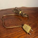 Solid wood table lamp base from the 60s