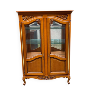 vitrine louis XV en bois