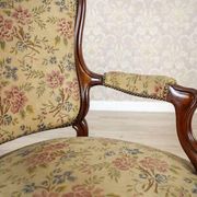 Antique Baroque Revival Armchair, 1890s