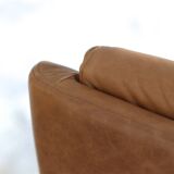 Leather armchair by Raphael Raffel for Apelbaum - France 1970