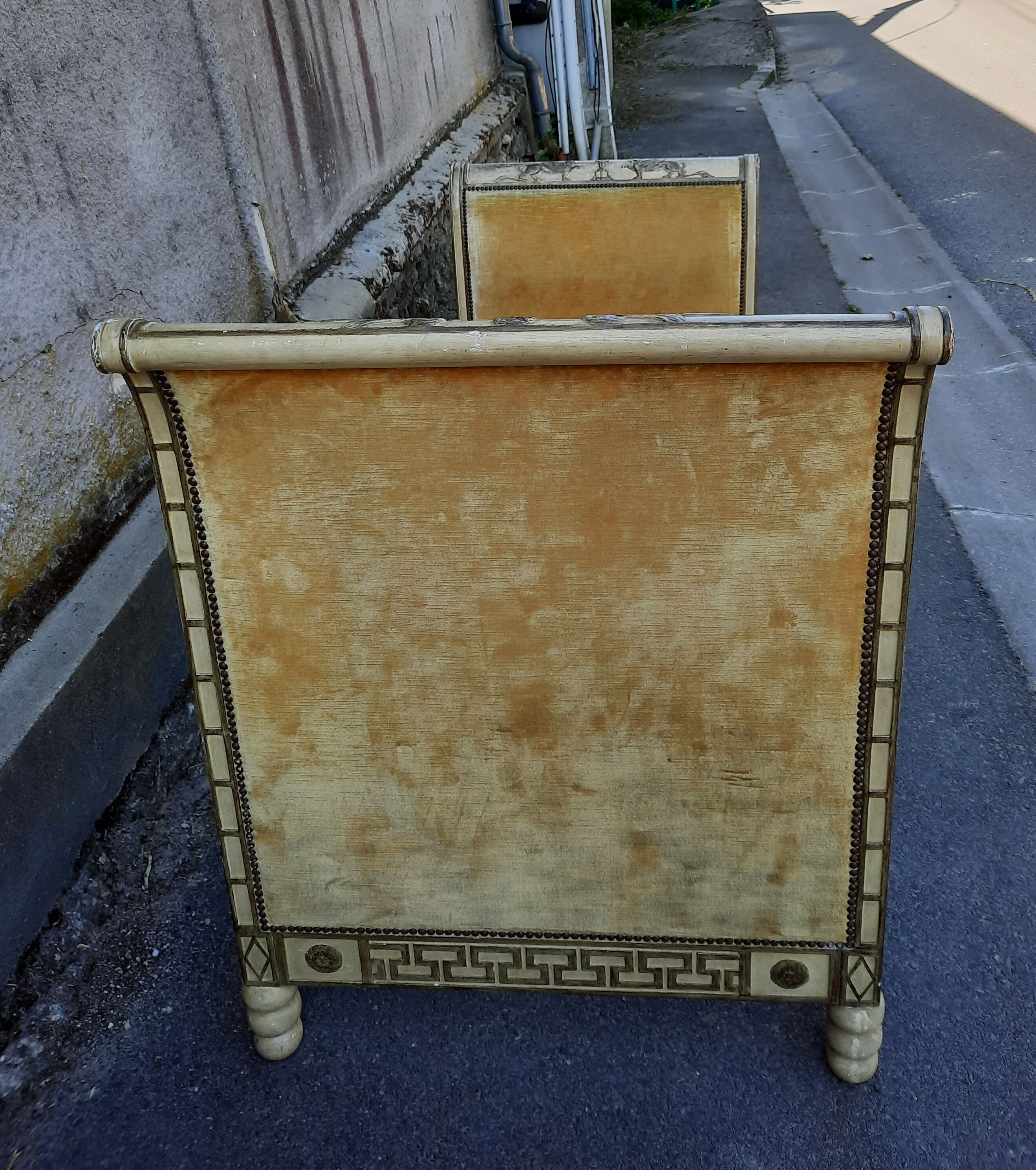 Directoire lacquered bed