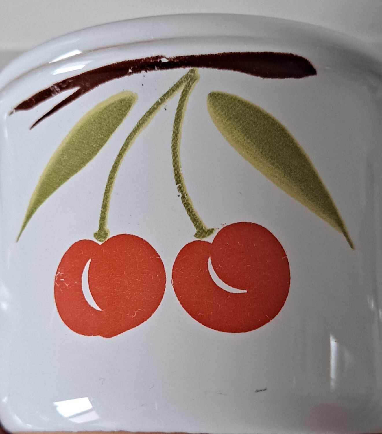 Rillette pots cherry decor