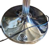 G. frattini pour relco lampadaire vintage chrome et tiges en verre