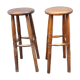 Paire de tabourets de bar vintage