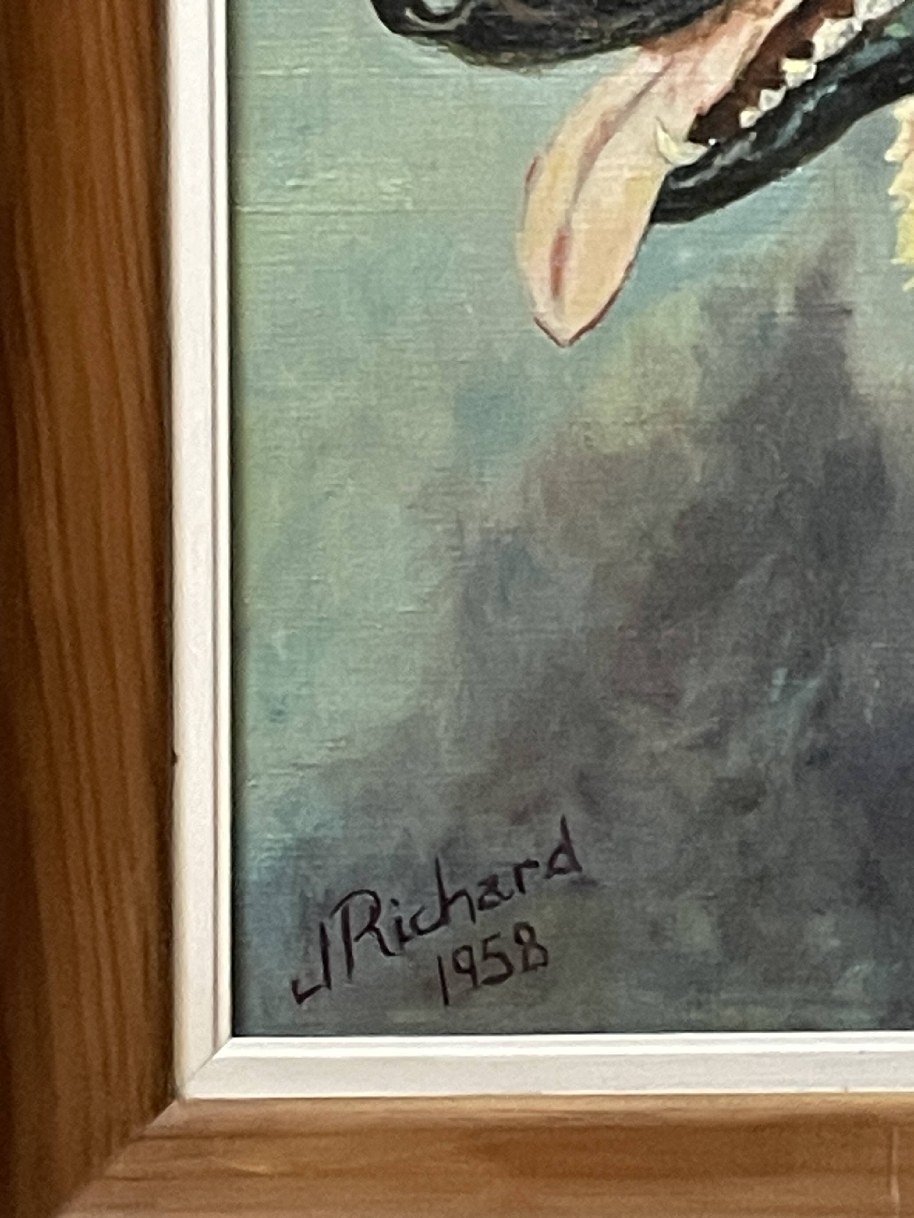 oil on canvas - Pair forming a pendant signed J. Richard