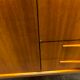 Scandinavian teak cabinet 4 doors 2+1 drawers wardrobe 1960