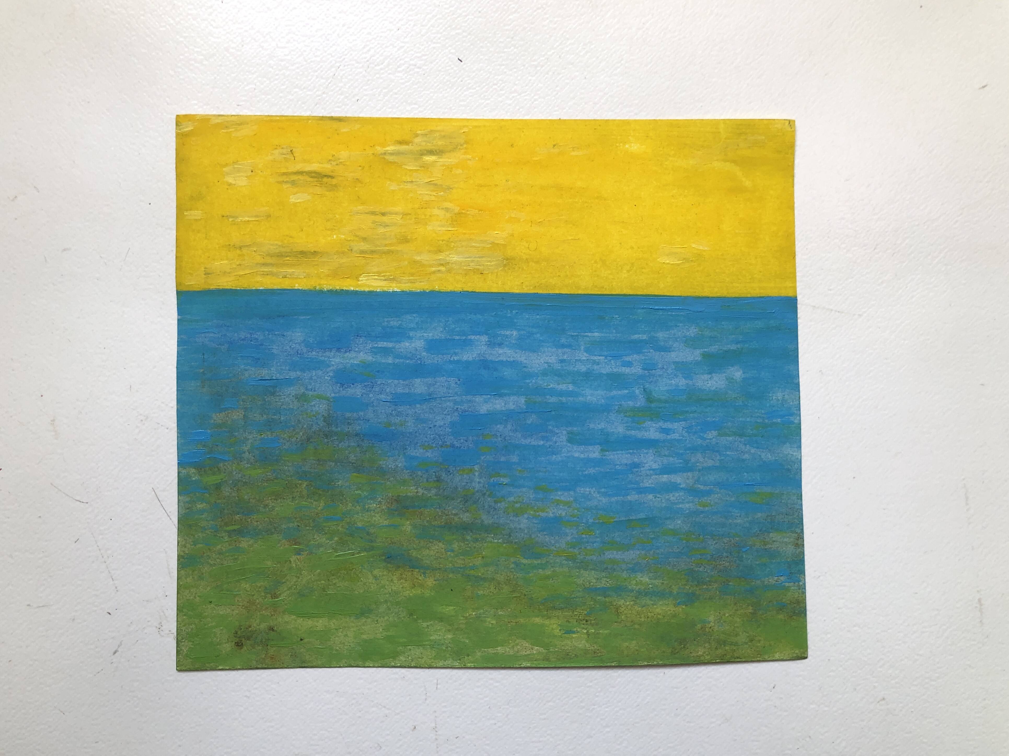 Oil on paper