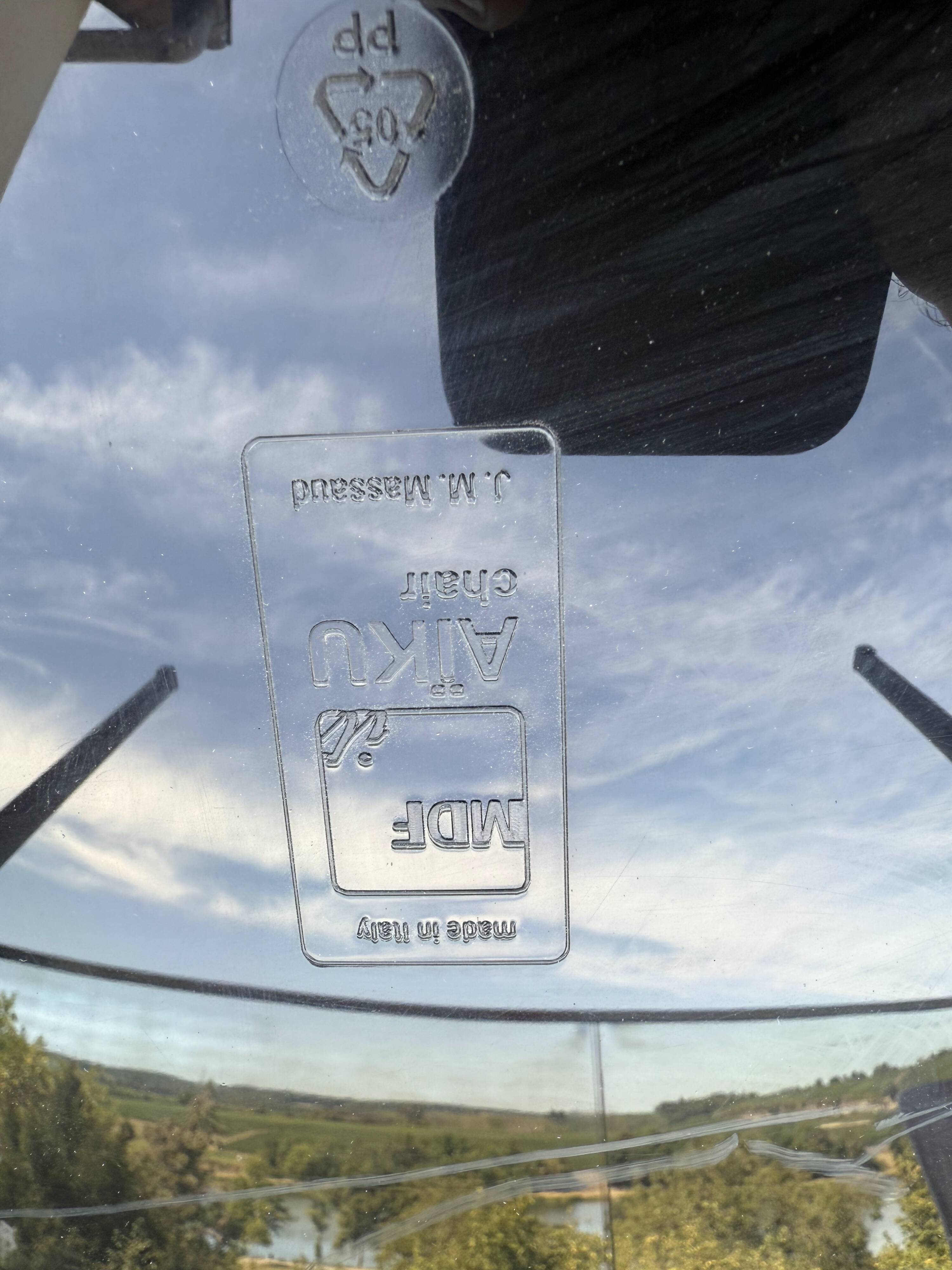 MDF Italia chair – AIKU, design Jean-Marie Massaud