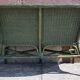 Salon de jardin complet en rotin. (Sofa, fauteuils x 2, table basse)