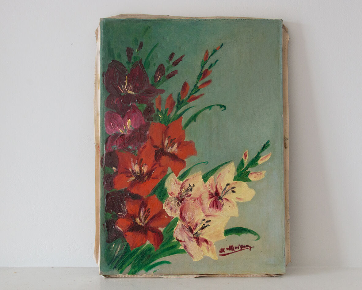 Painting "Bouquet de lys"