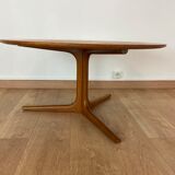 Scandinavian coffee table vintage round tripod
