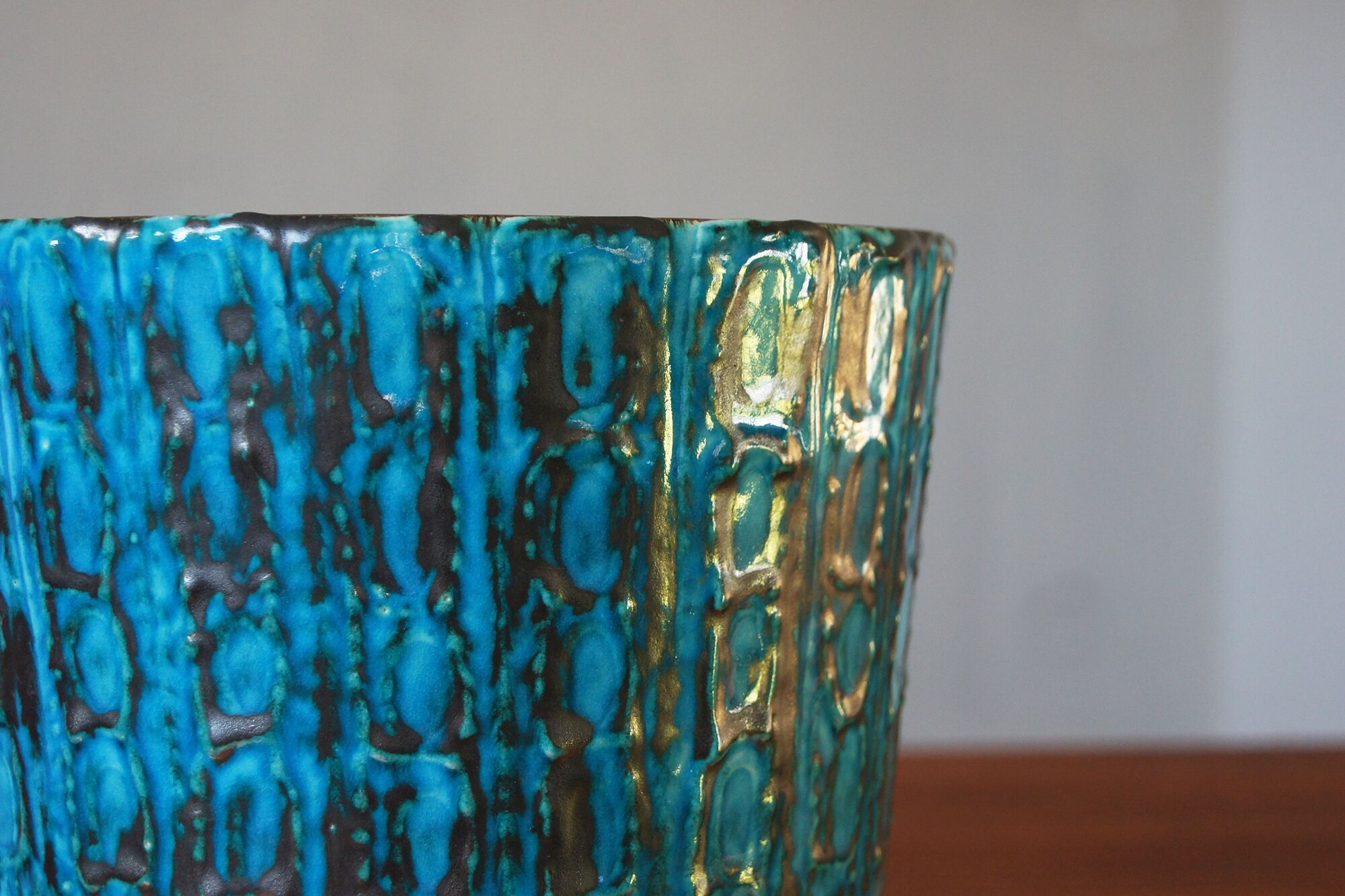 German Plant Pot in Ceramic from ES Keramik, 1960s