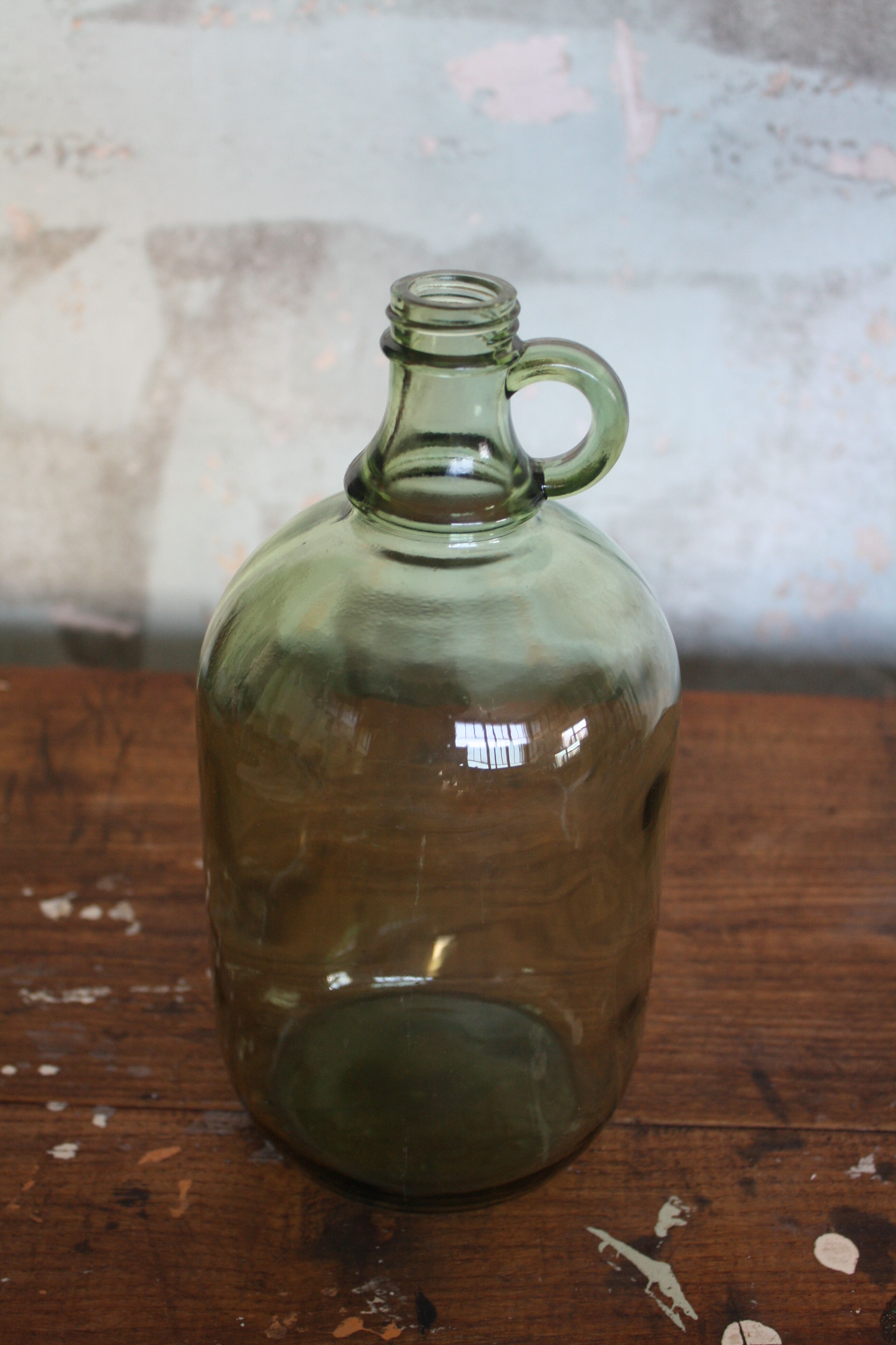 Dame jeanne verte 2 litres avec anse