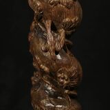 Oak Torso Column, 18th Century
