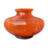 Large art-deco vase le lorrain glassware Daum Nancy 1925