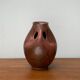 Cruche carafe en poterie de studio allemande Art déco avec trou de poignée par Paul Dresler pour Töpferei Grootenburg, années 1940