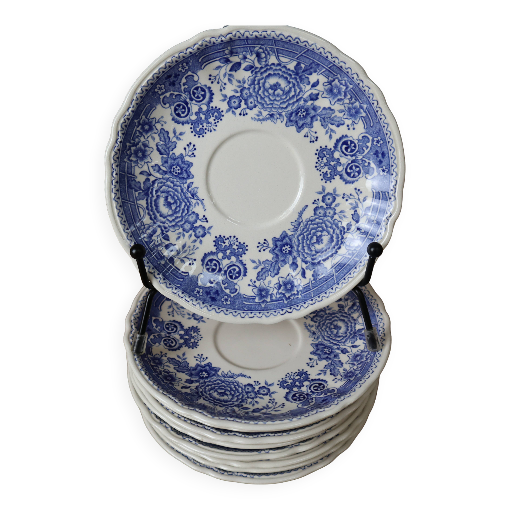 Set of 9 coffee plates 'Burgenland' by Villeroy and Boch