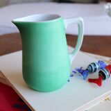 Pot à lait vert mat bavaria porcelaine