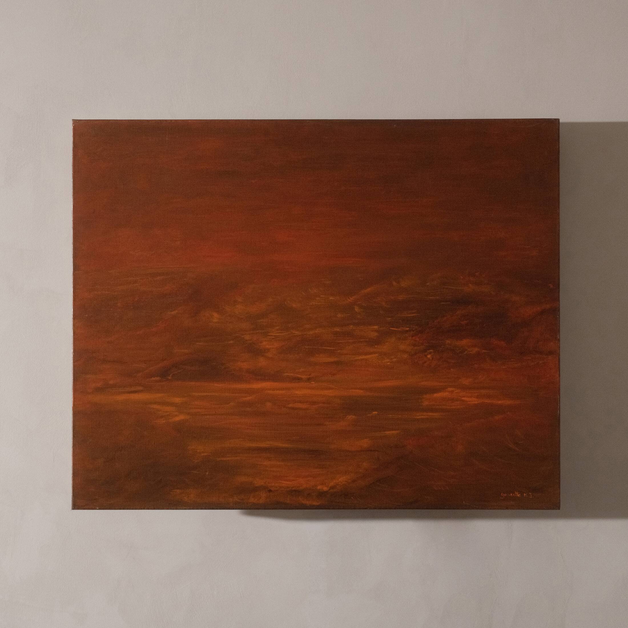 Painting, abstract landscape