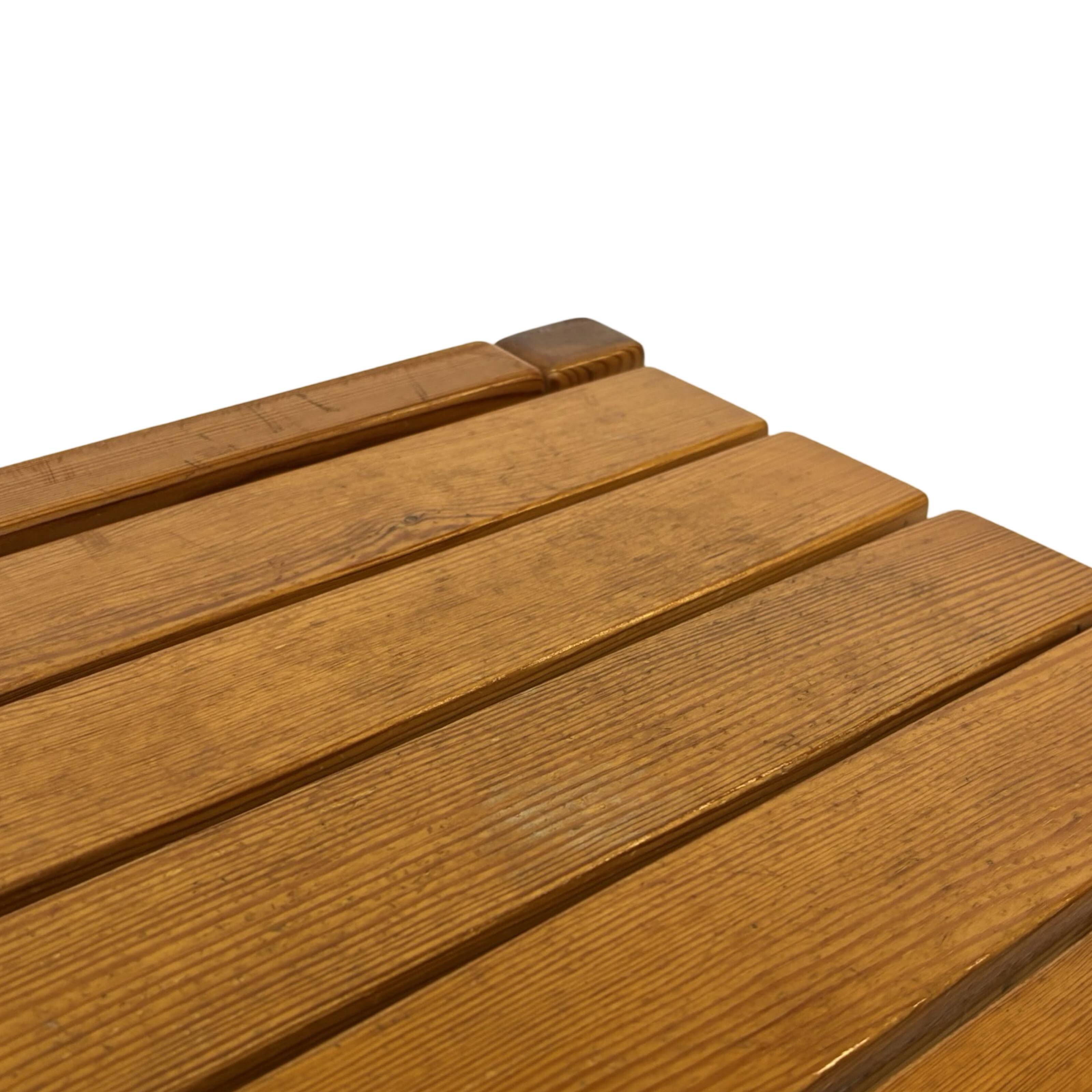 Vintage Wooden Coffee Table Karin Möbring for Ikea 70's Design